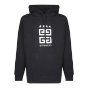 Zwarte Sweatshirt met Trekkoord Capuchon Givenchy , Black , Heren