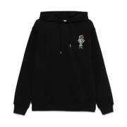 Zwarte hoodie met zak Drole de Monsieur , Black , Heren