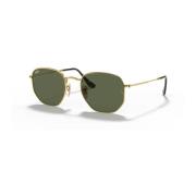 Hexagonale Metalen Zonnebril Ray-Ban , Yellow , Unisex