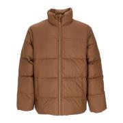 Hoge Kraag Waterafstotende Donsjas Carhartt Wip , Brown , Heren