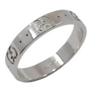 Pre-owned Silver rings Gucci Vintage , Gray , Dames