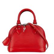 Pre-owned Leather louis-vuitton-bags Louis Vuitton Vintage , Red , Dam...