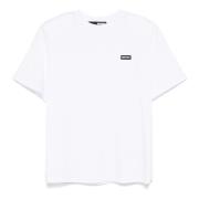 Wit Appliqué Logo Crew Neck T-shirt Rotate Birger Christensen , White ...