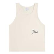 Vintage Gewassen Katoenen Tanktop Rhude , White , Heren