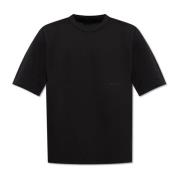 T-shirt met logo Stone Island , Black , Heren