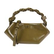 Mini Bou Tote Tas Ganni , Green , Dames