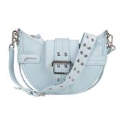 Kleine Bucky Crossbody Tas Ganni , Blue , Dames