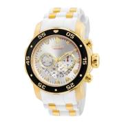 Pro Diver Scuba Heren Quartz Horloge Invicta Watches , Yellow , Heren