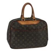 Pre-owned Canvas handbags Louis Vuitton Vintage , Brown , Dames