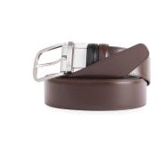 Multicolor Leren Riem - Gemaakt in Italië Piquadro , Brown , Heren