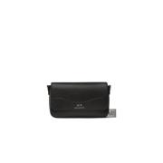 Zwarte Schoudertas van Kunstleer Armani Exchange , Black , Dames