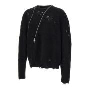 Zwarte Sweater Collectie Heliot Emil , Black , Heren