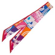 Pre-owned Silk scarves Hermès Vintage , Multicolor , Dames