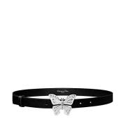 Stijlvolle Riem voor Trendy Look Dior , Black , Dames