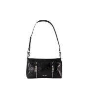 Zwarte leren crossbodytas Zadig & Voltaire , Black , Dames