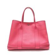 Pre-owned Leather handbags Hermès Vintage , Pink , Dames