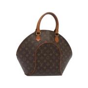 Pre-owned Canvas handbags Louis Vuitton Vintage , Brown , Dames