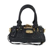 Pre-owned Leather shoulder-bags Chloé Pre-owned , Black , Dames