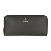 Zwarte Portemonnee en Kaarthouder - Uniek Furla , Black , Dames