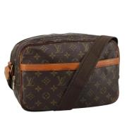 Pre-owned Canvas louis-vuitton-bags Louis Vuitton Vintage , Brown , Da...