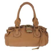 Pre-owned Leather handbags Chloé Pre-owned , Brown , Dames