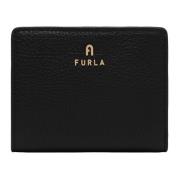 Camelia Compacte Portemonnee Zwart Furla , Black , Dames