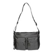 Zilveren Crossbody Tas Md20 Crossover Mandarina Duck , Gray , Dames