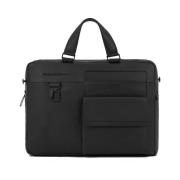 Laptop Bags Cases Piquadro , Black , Heren