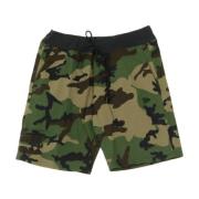 Camo Team Shorts voor Mannen New Era , Multicolor , Heren