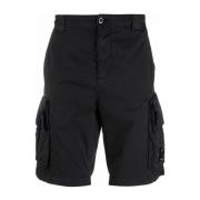 Utility Shorts in Twill Stretch C.p. Company , Black , Heren