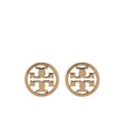 Monogram Vlinder Oorbel Gouden Afwerking Tory Burch , Yellow , Dames