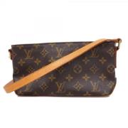 Pre-owned Fabric shoulder-bags Louis Vuitton Vintage , Brown , Dames