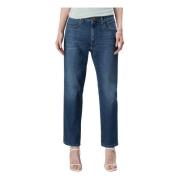 Julia - Broek met 5 zakken in boyfriend-stijl van denim tri-blend Jeck...