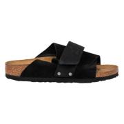 Zwarte suède Kyoto sandaal Birkenstock , Black , Heren