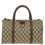 Pre-owned Canvas gucci-bags Gucci Vintage , Beige , Unisex