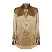 Overhemden Goud Ralph Lauren , Yellow , Dames