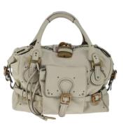 Pre-owned Leather handbags Chloé Pre-owned , Beige , Dames