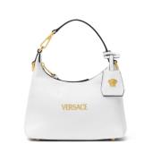 Lamsleren Top Hand Schoudertas Versace , White , Dames