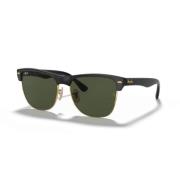 Oversized Clubmaster Zonnebril Ray-Ban , Black , Unisex