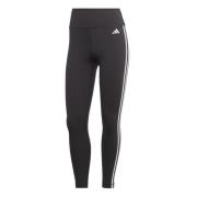 Essentiële 3-Stripes High-Waisted Leggings Adidas , Black , Dames