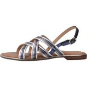 Stijlvolle platte sandalen voor vrouwen Geox , Blue , Dames