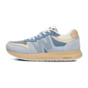 Blauwe Open Mesh Sneakers voor Vrouwen Woden , Blue , Dames