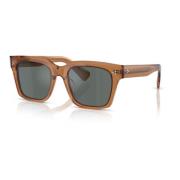 Stijlvolle zonnebril blauwe lenzen Oliver Peoples , Brown , Unisex