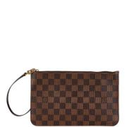 Pre-owned Canvas clutches Louis Vuitton Vintage , Brown , Dames