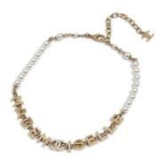 Pre-owned Pearl chanel-jewelry Chanel Vintage , Yellow , Dames