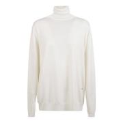 Witte Sweaters voor Vrouwen Moschino , White , Dames