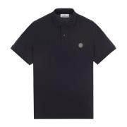 Slim Fit Polo Shirt Stone Island , Blue , Heren