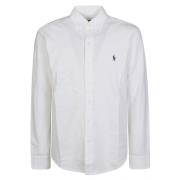 Mesh Overhemd Polo Ralph Lauren , White , Heren