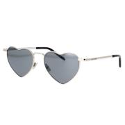 Hartvormige zonnebril New Wave LouLou Saint Laurent , Gray , Unisex