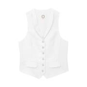 Robinson Waiscoat Ines De La Fressange Paris , White , Dames